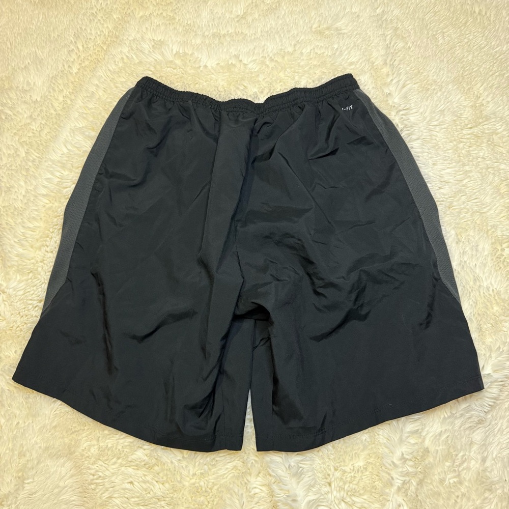 Nike Men's large dri fit Black Athletic Shorts lined 8-1/2” inseam - Picture 8 of 10